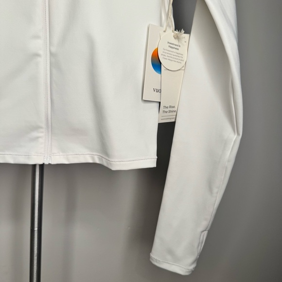 NWT VUORI Chilled Out Track Full Zip Jacket White XS - Picture 8 of 15